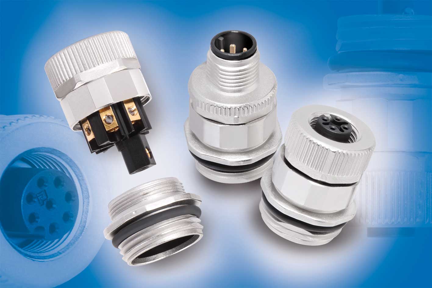 M12 Panel Mount Connectors