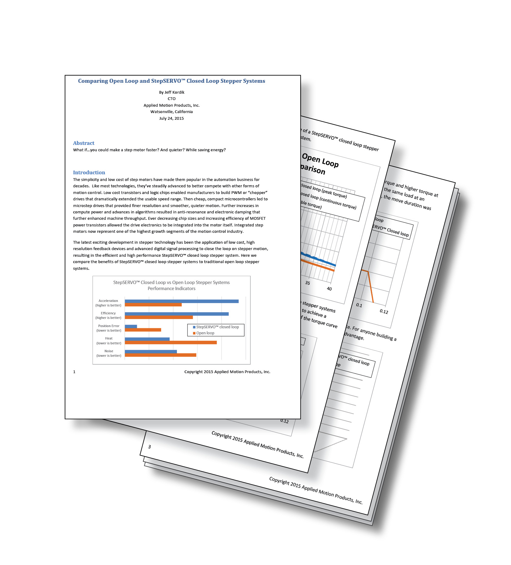 Comparing Open Loop and Closed Loop Stepper Systems